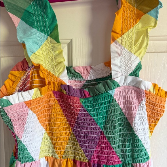 NWT Colorful Smocked Sundress - Picture 4 of 7